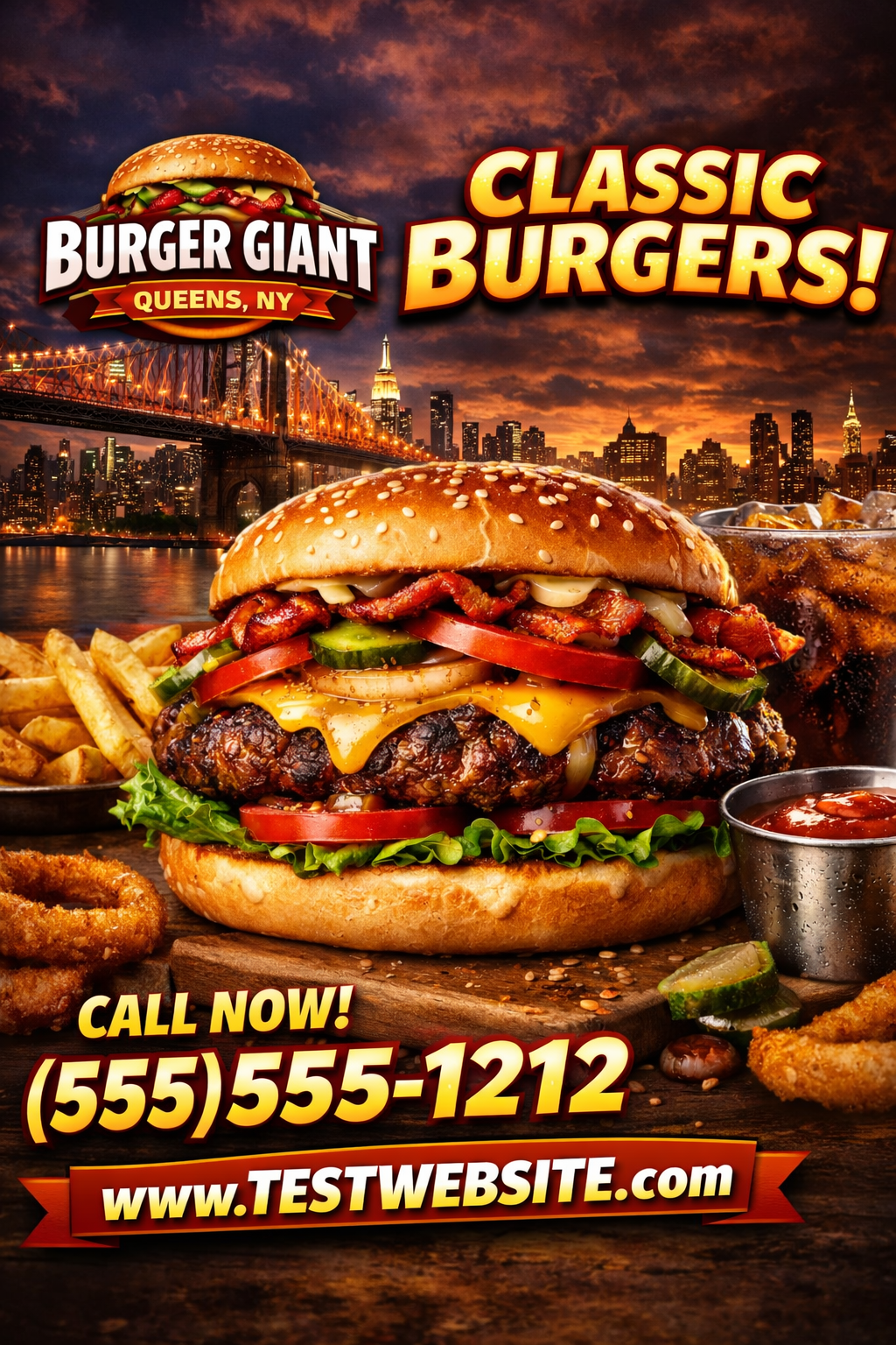 Food and Drink Business Local Ad Design